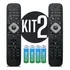 Kit 2 Controle Remoto Para Smart Tv Philips Universal 