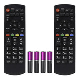 Kit 2 Controle Remoto Para Tv Panasonic Viera Tc-32a400b