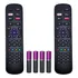 Kit 2 Controle Remoto Para Tv Philco   Aoc Roku Smart Tv