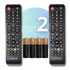Kit 2 Controle Remoto Para Tv Samsung Smart Hub