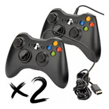 Kit 2 Controle Xbox 360 Pc