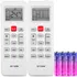 Kit 2 Controles Compatível Ar Condicionado Philco Fm5 M2 M3