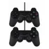 Kit 2 Controles Compatível Ps3 Pc Gamer Joystick Usb Com Fio
