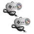 Kit 2 Controles Para Super Nintendo Usb Snes Pc Tv Box Retrô