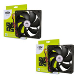 Kit 2 Cooler Fan Dex 14cm