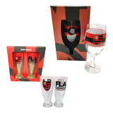Kit 2 Copo Munich Vidro taça Windsor 330ml Cerveja Flamengo