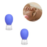Kit 2 Copo Ventosa Massagem Rosto Corpo Vácuo Lifting Face