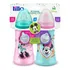 Kit 2 Copos Colors Bico De Silicone Disney Minnie Rosa Lillo