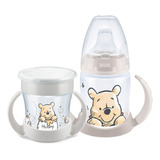 Kit 2 Copos Pooh Mini Magic 360 E Treinamento Nuk 150ml