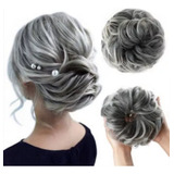 Kit 2 Coques Bagunçado Aplique Cabelo Sintético Volume Extra