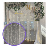 Kit 2 Cortina 300 Leds Branco Frio Quente Colorido Natal