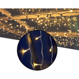 Kit 2 Cortina Led 3x2m 300 Decoração Casamento Branco Quente