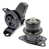 Kit 2 Coxim Motor Cambio Automático Honda City Fit 2009 2014