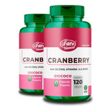 Kit 2 Cranberry 120 Cápsulas Unilife Sabor Natural