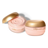 Kit 2 Creme Acetinado Hidratante Corporal Lily Gardénia 250g Fragrância Neutra