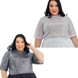 Kit 2 Cropped Blusa