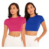 Kit 2 Cropped Feminino