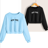 Kit 2 Cropped Moletom