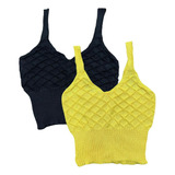 Kit 2 Croppeds Feminino