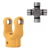 Kit 2 Cruzeta Cc04 4 Terminal Furo Redondo 20 70mm Fta150