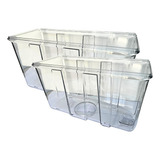 Kit 2 Cubas S tampa Para Refresqueira Begel Juice Plus 2 16l