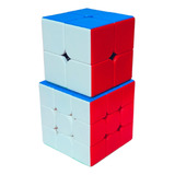 Kit 2 Cubo Magico 2x2x2 3x3x3