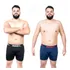 Kit 2 Cuecas Box Boxer Longa Plus Size Extragrande Especial