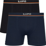 Kit 2 Cuecas Boxer Lupo Basic