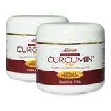 Kit 2 Curcumin Creme Cúrcuma P Dores Artrose Lesoes Tensoes
