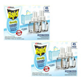 Kit 2 Cx Refil Repelente Líq 45 Noites 2 Unidad 32 9ml Raid