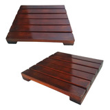 Kit 2 Deck Base Madeira Piso Decorativo Para Varanda Jardim