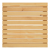 Kit 2 Decks Em Madeira 50x50 Para Jardim