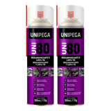 Kit 2 Descarbonizante 80 Limpa Tbi Carburador Bico Injetor