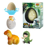 Kit 2 Dino Ovo Supresa Com Dinossauro Choca Cresce Na Água