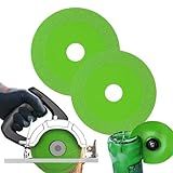 Kit 2 Disco De Corte De Vidro Laminas De Diamante Ultra Fina Láminas De Serra Para Cortes