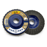 Kit 2 Discos Lixa Flap Lix Refratário 4 1 2 x7 8 Grão 120