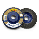 Kit 2 Discos Lixa Flap Lix Refratário 4 1 2 x7 8 Grão 60