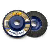 Kit 2 Discos Lixa Flap Lix Refratário 4 1 2 x7 8 Grão 80