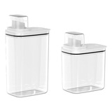Kit 2 Dispenser 2 3l E 1 5l Kte150 Ou Branco