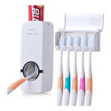 Kit 2 Dispenser Aplicador Creme Dental Pasta Dente Suporte