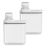 Kit 2 Dispenser Organizador Amaciante Sabão Líquido 1 5l Ou