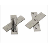 Kit 2 Dobradiça Pino Pivotante Portas 80 Kg Rolamentos Pado