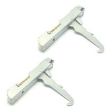 Kit 2 Dobradiças 2 Guias Para Fogão Electrolux 76tb 76se