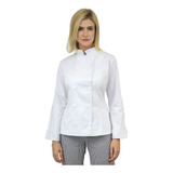 Kit 2 Dolmãs Chef Cozinha Feminino Branco