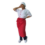 Kit 2 Dolmãs Manga Curta Unissex Oxford Chefe Gastronomia