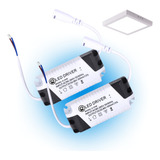 Kit 2 Driver Reator Fonte Para Led Plafon 8w A 25w Bivolt