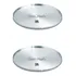 Kit 2 Duas Peças Forma Assadeira De Pizza N 35 Aluminio G27