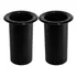 Kit 2 Duto 2 Polegadas Preto Acabamento Caixa Som Force One