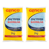 Kit 2 Elevador De Ph Granulado Genco Barrilha 2kg