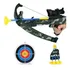 Kit 2 Em 1 Arco Besta Crossbow Camuflado Alvo Mira Flecha